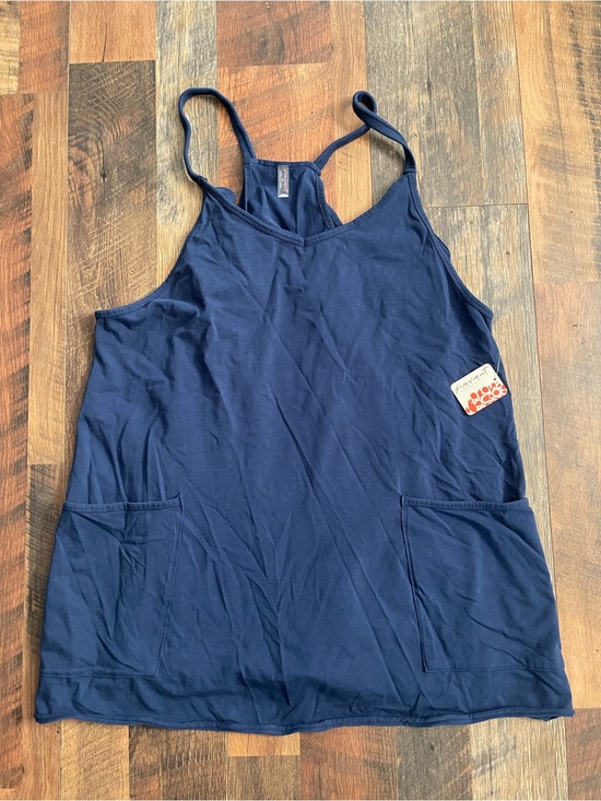 FP Movement by Free People Dresses & Skirts - FP Movement by Free People Black Grape Hot Shot Mini Romper in Deep Navy